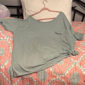 Women's Light Green Top